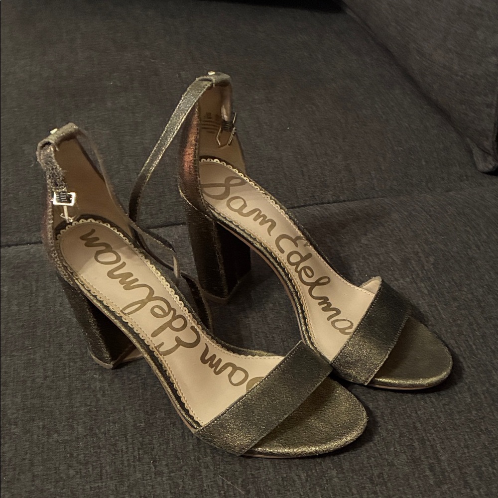 Sam Edelman Metallic Gold Heels